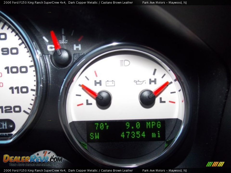 2006 Ford F150 King Ranch SuperCrew 4x4 Dark Copper Metallic / Castano Brown Leather Photo #29