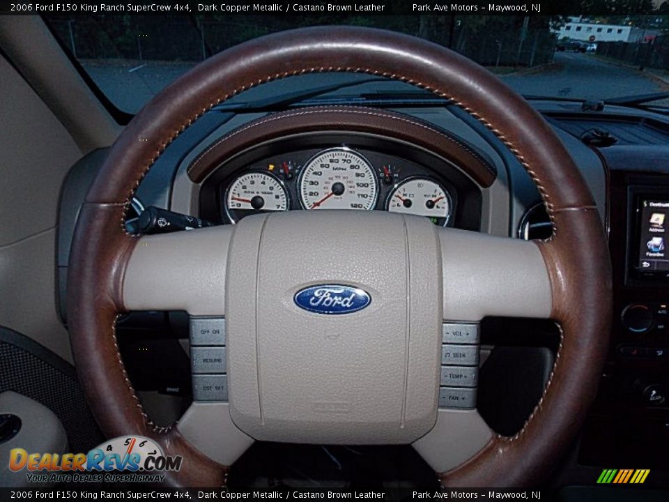 2006 Ford F150 King Ranch SuperCrew 4x4 Steering Wheel Photo #30
