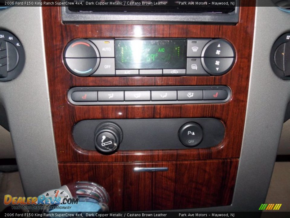 2006 Ford F150 King Ranch SuperCrew 4x4 Dark Copper Metallic / Castano Brown Leather Photo #34