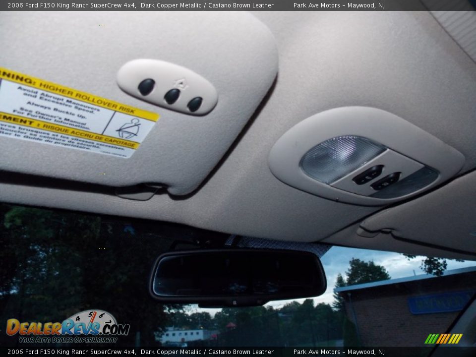 2006 Ford F150 King Ranch SuperCrew 4x4 Dark Copper Metallic / Castano Brown Leather Photo #36
