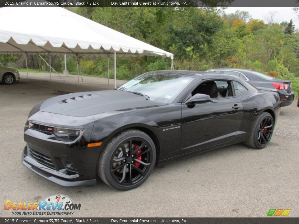 2015 Chevrolet Camaro SS/RS Coupe Black / Black Photo #1