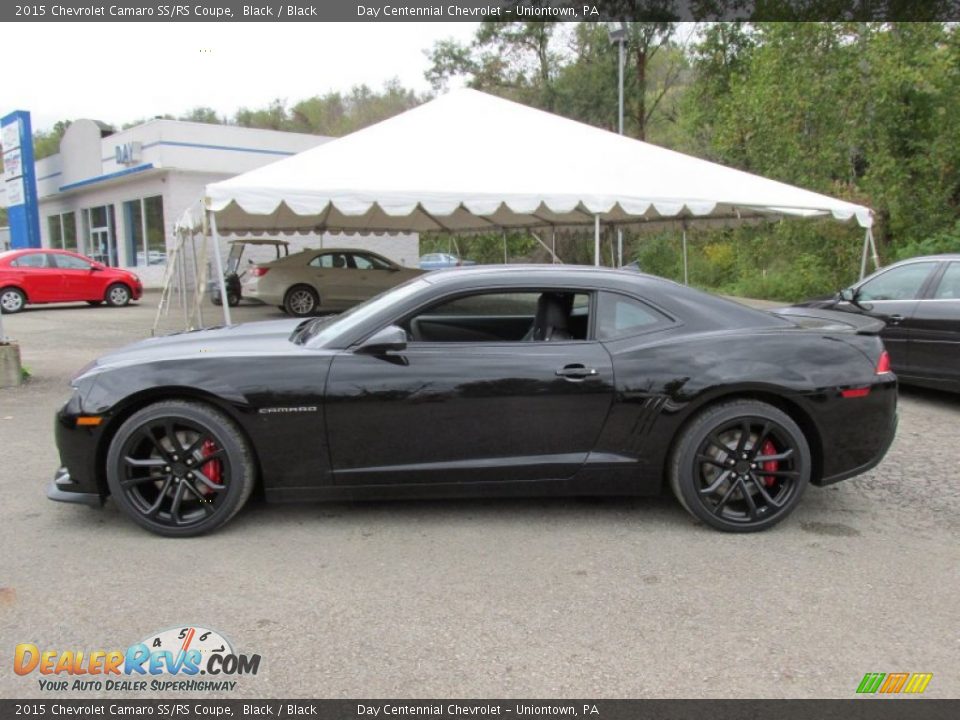 2015 Chevrolet Camaro SS/RS Coupe Black / Black Photo #2