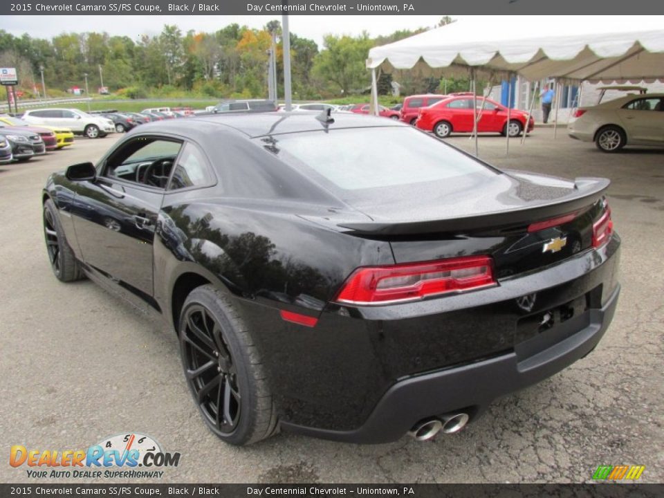 2015 Chevrolet Camaro SS/RS Coupe Black / Black Photo #4
