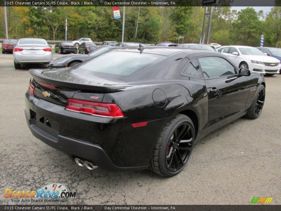 2015 Chevrolet Camaro SS/RS Coupe Black / Black Photo #6