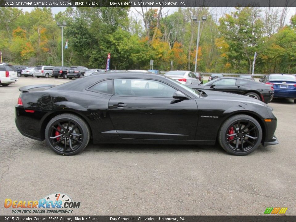 2015 Chevrolet Camaro SS/RS Coupe Black / Black Photo #7