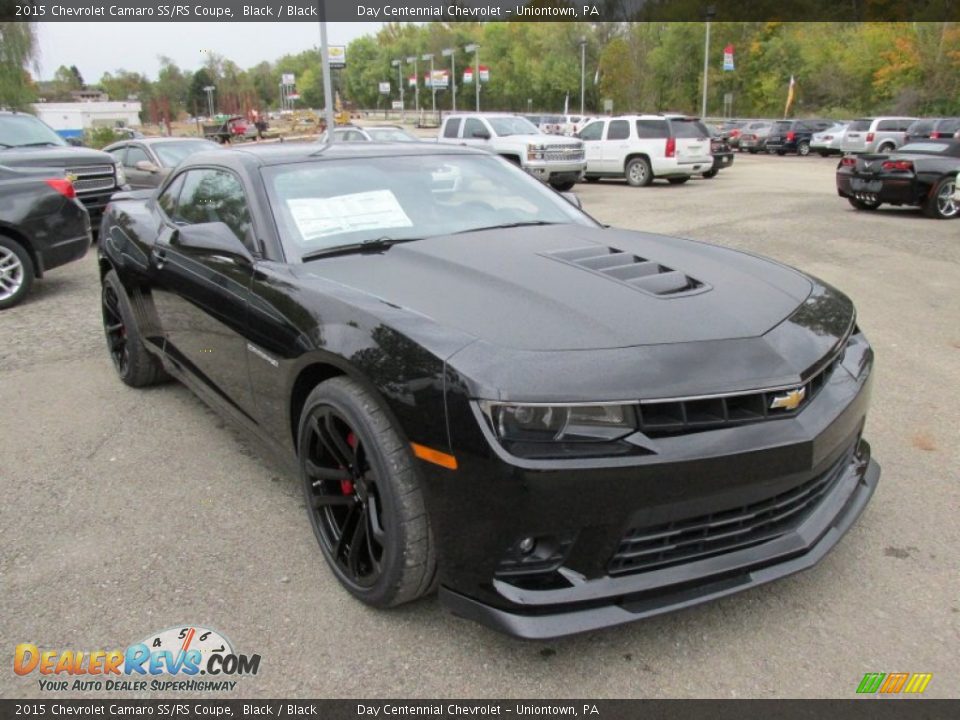 2015 Chevrolet Camaro SS/RS Coupe Black / Black Photo #8
