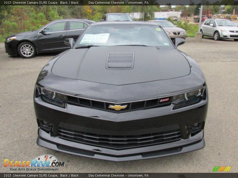 2015 Chevrolet Camaro SS/RS Coupe Black / Black Photo #9