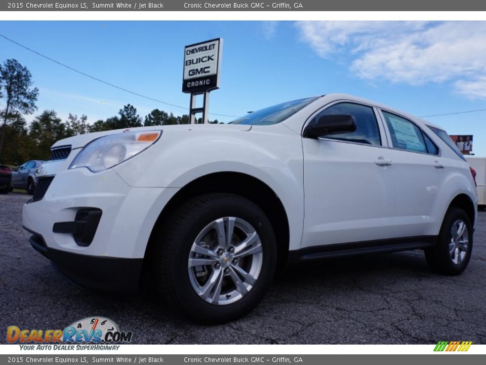 2015 Chevrolet Equinox LS Summit White / Jet Black Photo #3