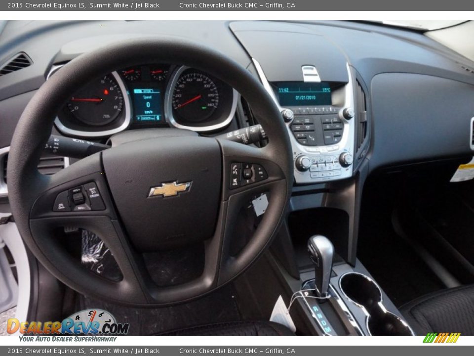 2015 Chevrolet Equinox LS Summit White / Jet Black Photo #9