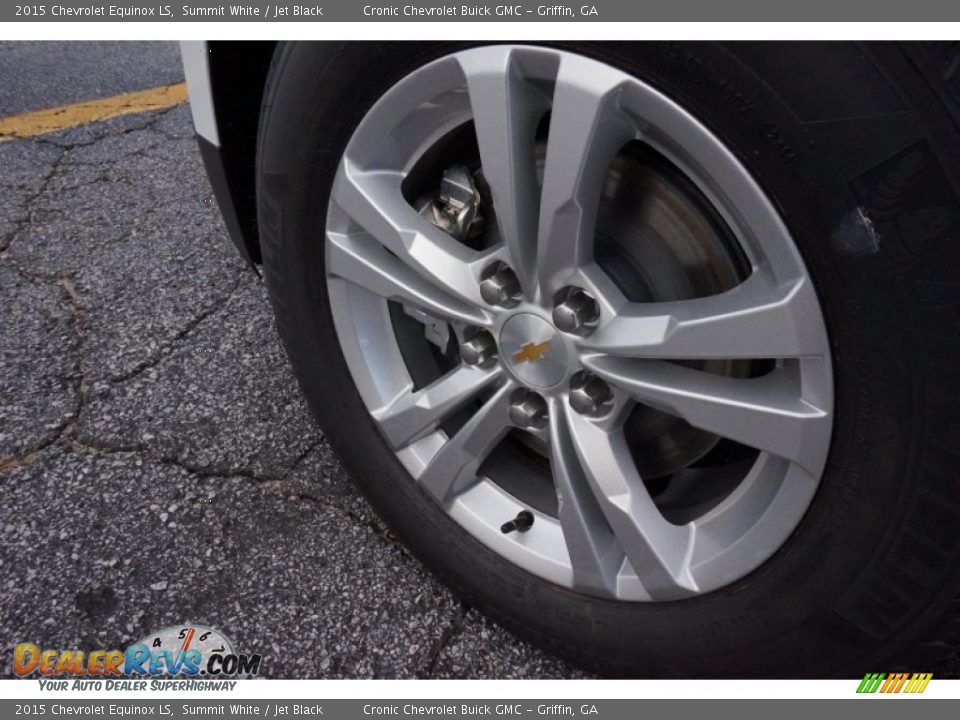 2015 Chevrolet Equinox LS Summit White / Jet Black Photo #10