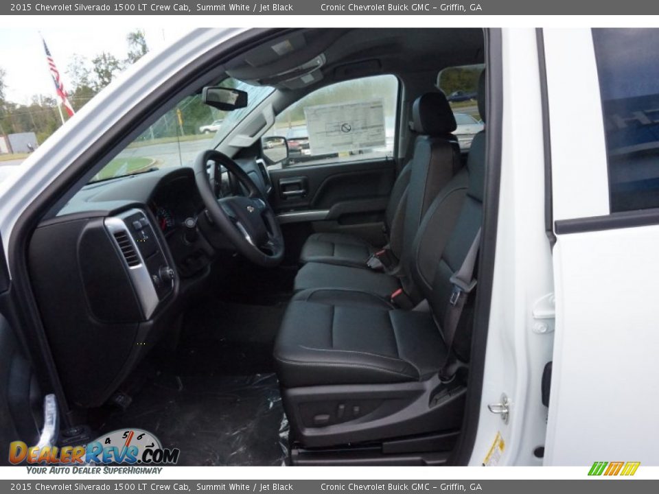 2015 Chevrolet Silverado 1500 LT Crew Cab Summit White / Jet Black Photo #9