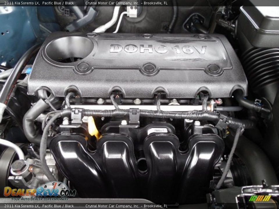 2011 Kia Sorento LX 2.4 Liter DOHC 16-Valve Dual CVVT 4 Cylinder Engine Photo #17
