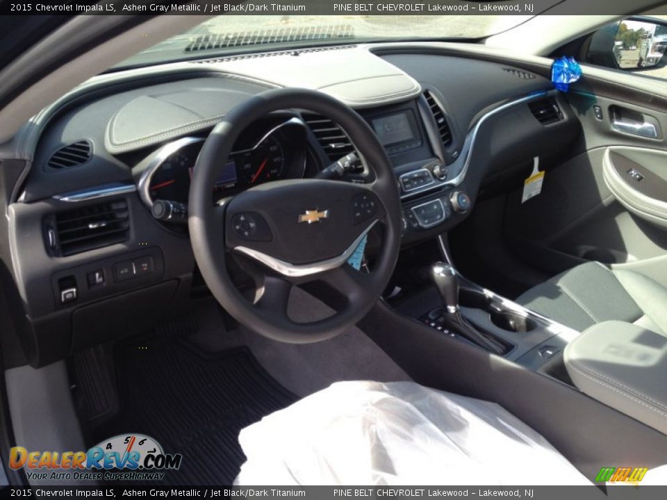 2015 Chevrolet Impala LS Ashen Gray Metallic / Jet Black/Dark Titanium Photo #7