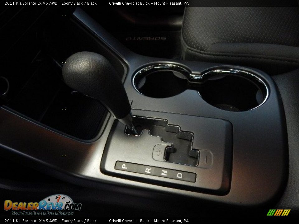 2011 Kia Sorento LX V6 AWD Ebony Black / Black Photo #17