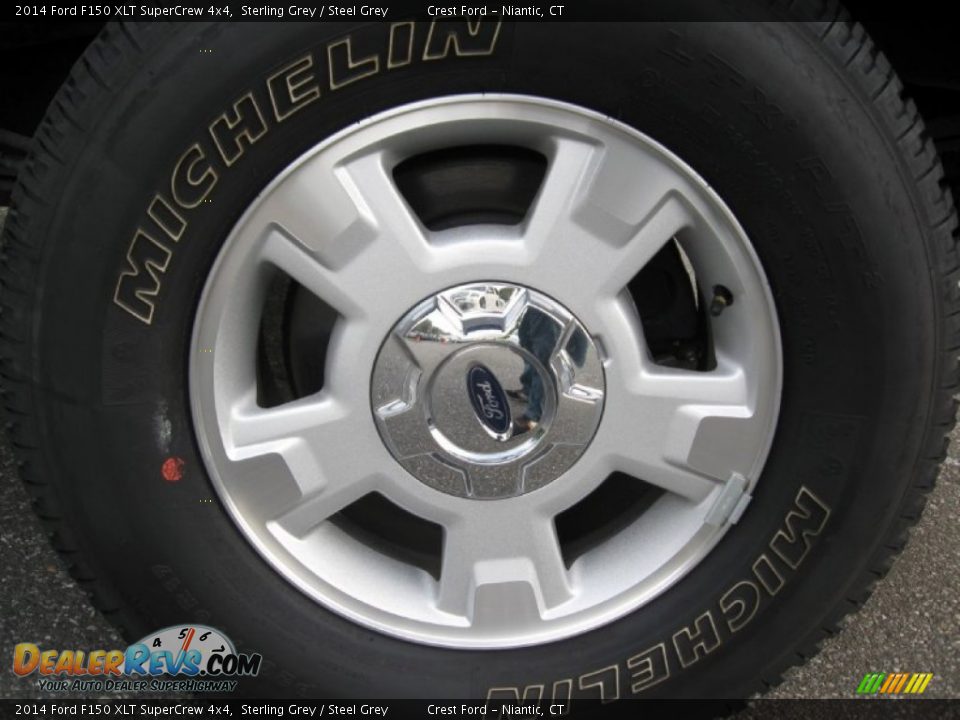 2014 Ford F150 XLT SuperCrew 4x4 Sterling Grey / Steel Grey Photo #9