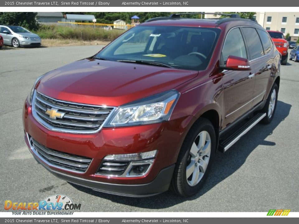 2015 Chevrolet Traverse LTZ Siren Red Tintcoat / Ebony Photo #2