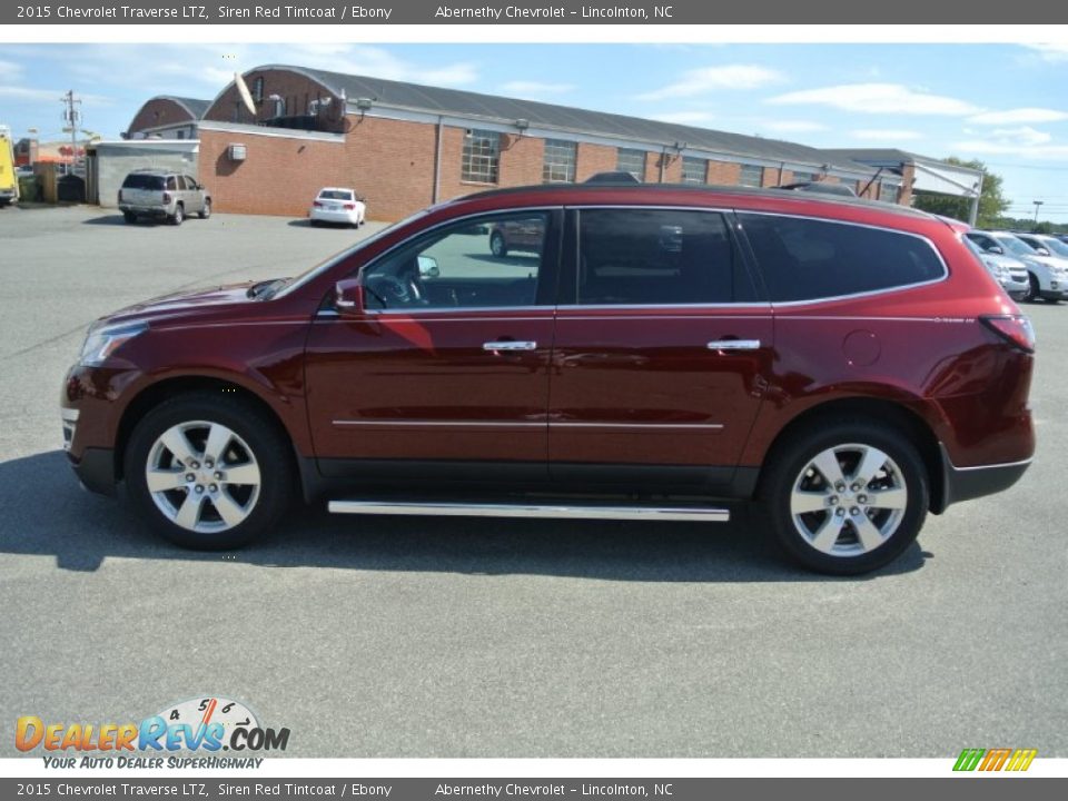 2015 Chevrolet Traverse LTZ Siren Red Tintcoat / Ebony Photo #3