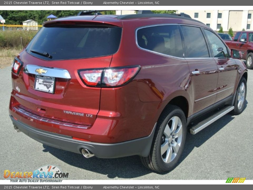 2015 Chevrolet Traverse LTZ Siren Red Tintcoat / Ebony Photo #5