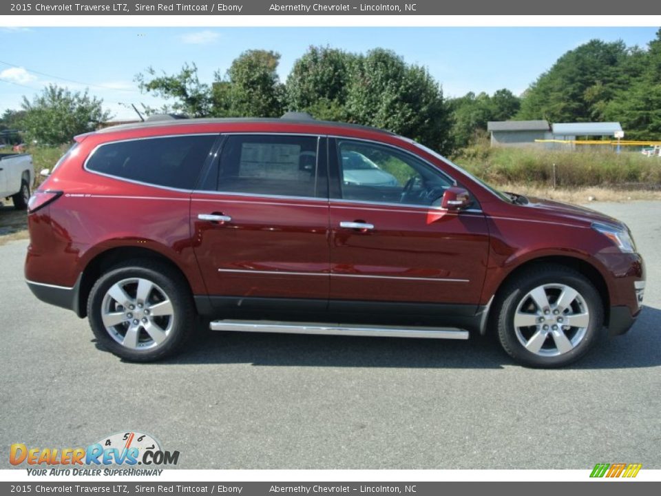 2015 Chevrolet Traverse LTZ Siren Red Tintcoat / Ebony Photo #6