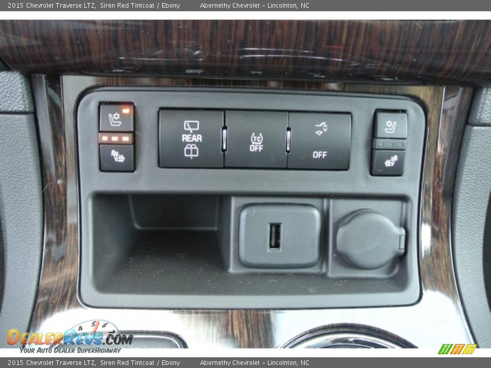 2015 Chevrolet Traverse LTZ Siren Red Tintcoat / Ebony Photo #12