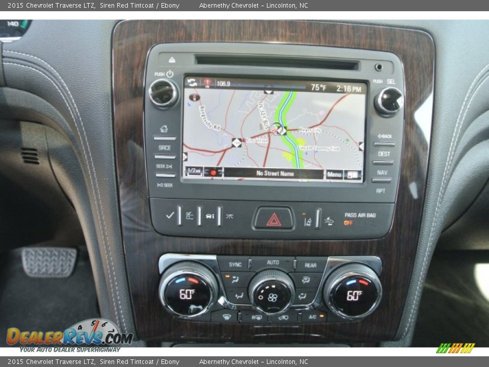 2015 Chevrolet Traverse LTZ Siren Red Tintcoat / Ebony Photo #13