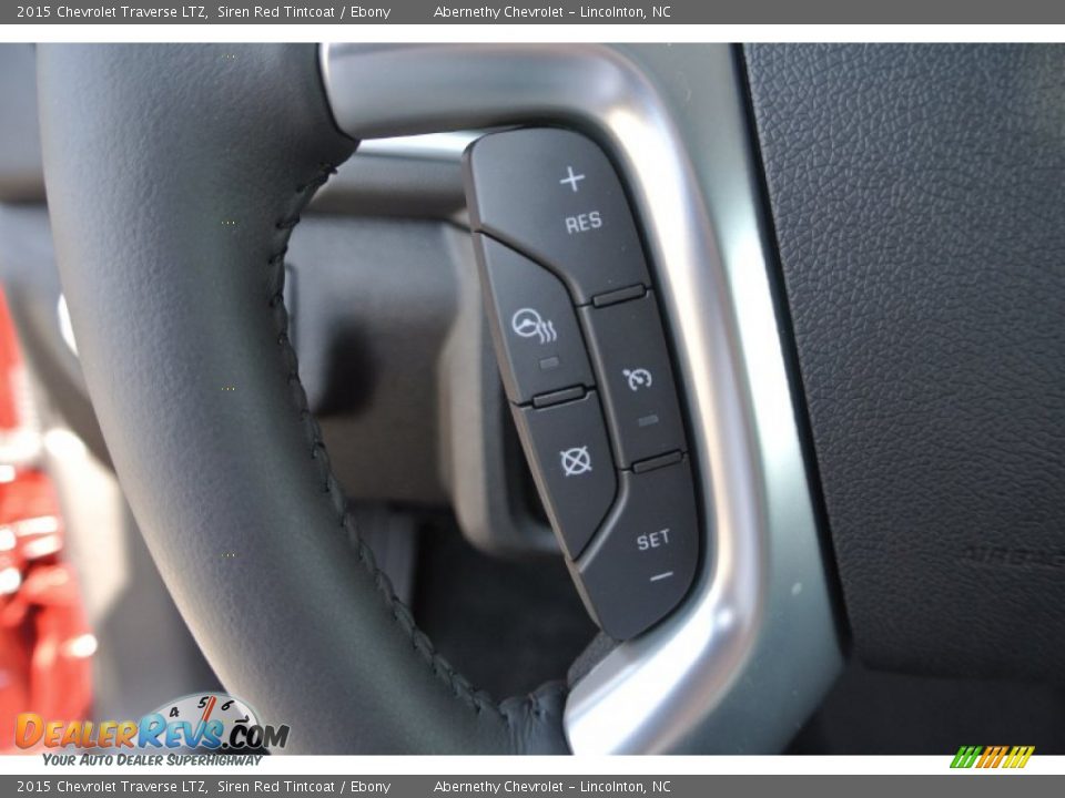 2015 Chevrolet Traverse LTZ Siren Red Tintcoat / Ebony Photo #15