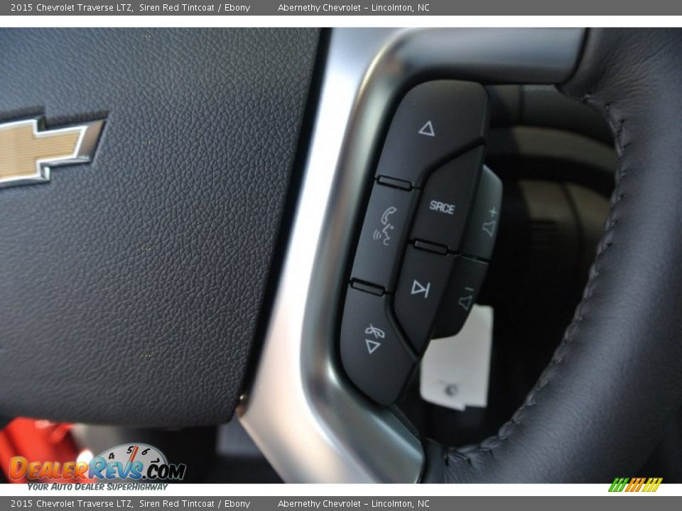 2015 Chevrolet Traverse LTZ Siren Red Tintcoat / Ebony Photo #16