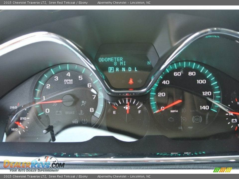 2015 Chevrolet Traverse LTZ Siren Red Tintcoat / Ebony Photo #17