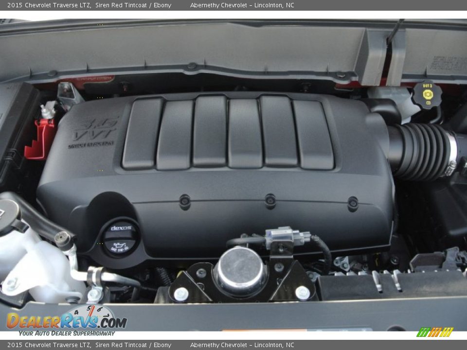 2015 Chevrolet Traverse LTZ Siren Red Tintcoat / Ebony Photo #25