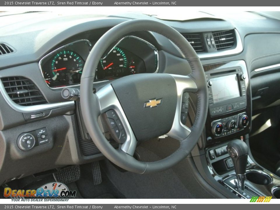 2015 Chevrolet Traverse LTZ Siren Red Tintcoat / Ebony Photo #26