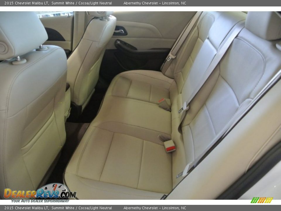 Rear Seat of 2015 Chevrolet Malibu LT Photo #16