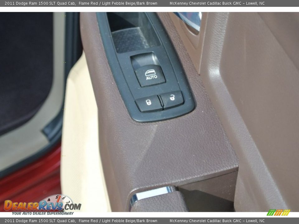 2011 Dodge Ram 1500 SLT Quad Cab Flame Red / Light Pebble Beige/Bark Brown Photo #23