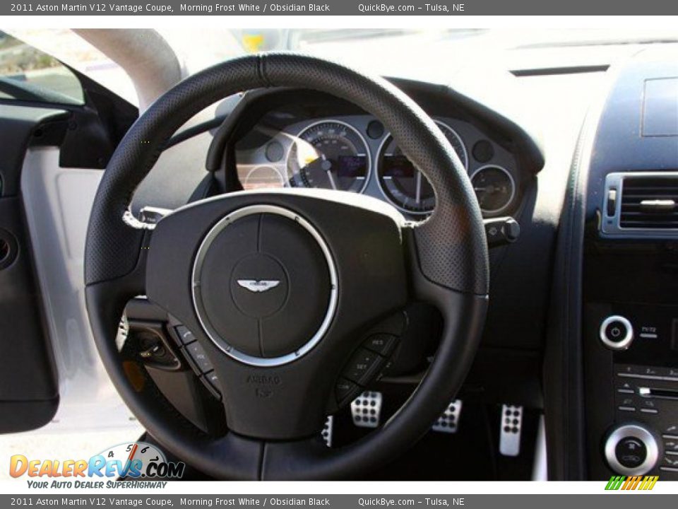 2011 Aston Martin V12 Vantage Coupe Steering Wheel Photo #11