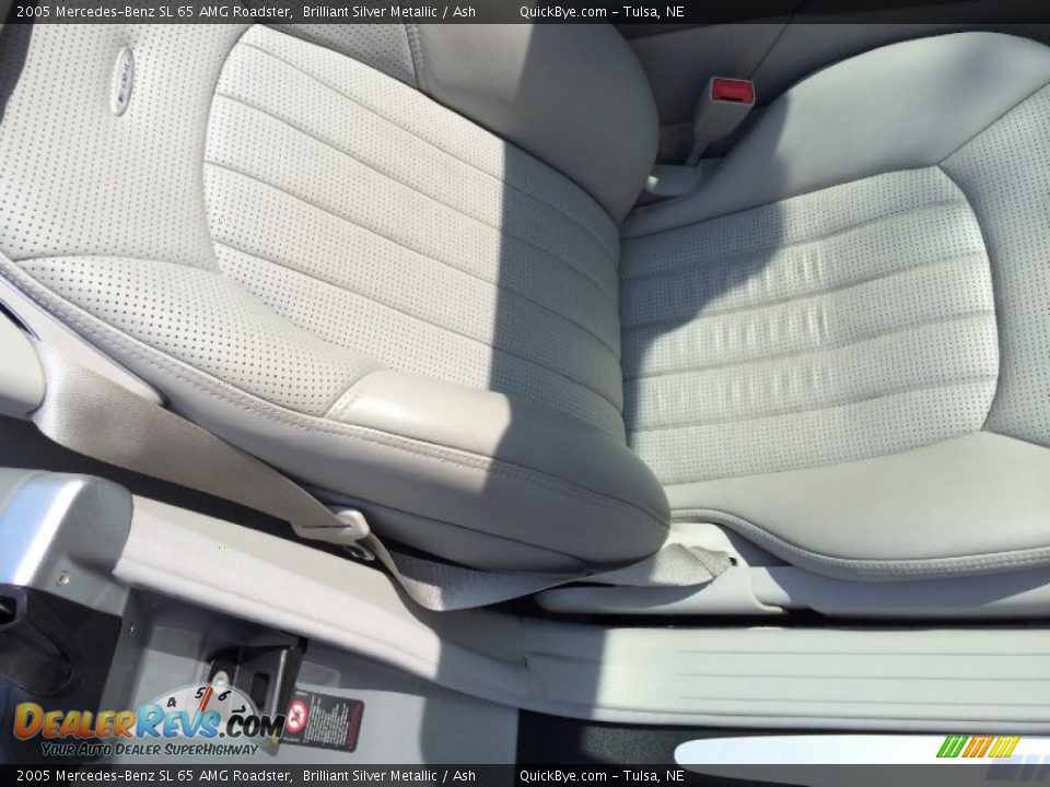2005 Mercedes-Benz SL 65 AMG Roadster Brilliant Silver Metallic / Ash Photo #8