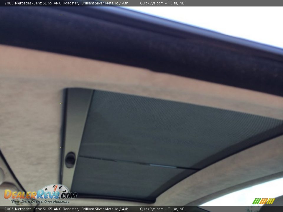 2005 Mercedes-Benz SL 65 AMG Roadster Brilliant Silver Metallic / Ash Photo #17