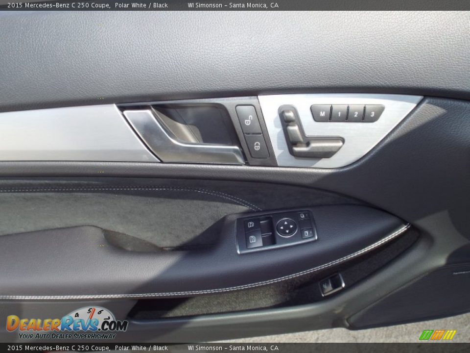 2015 Mercedes-Benz C 250 Coupe Polar White / Black Photo #6