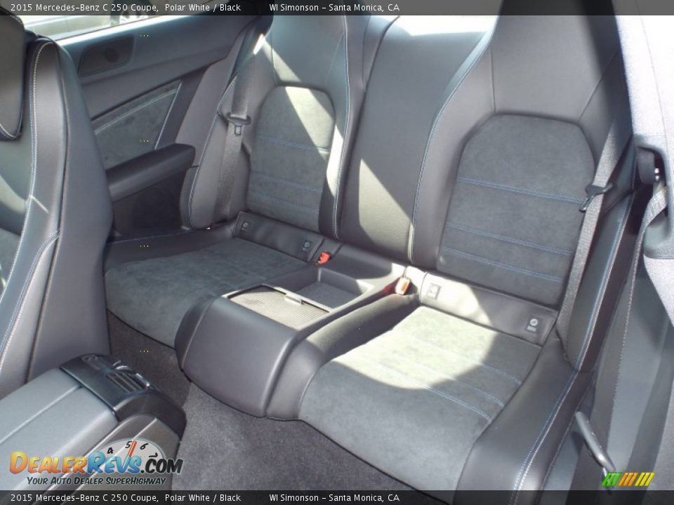 2015 Mercedes-Benz C 250 Coupe Polar White / Black Photo #8