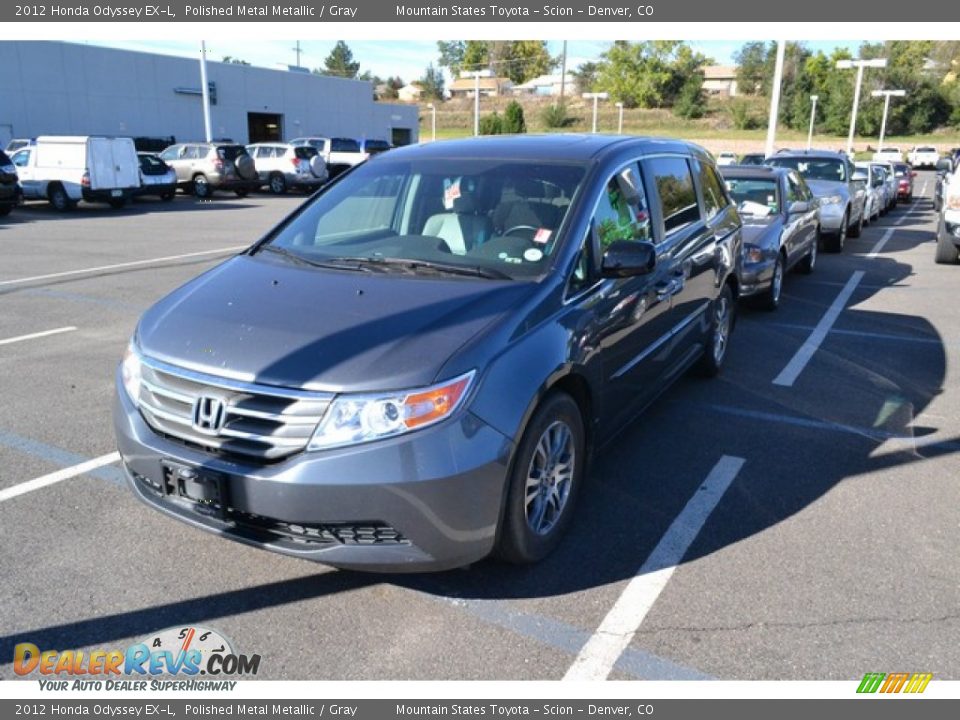 2012 Honda Odyssey EX-L Polished Metal Metallic / Gray Photo #4
