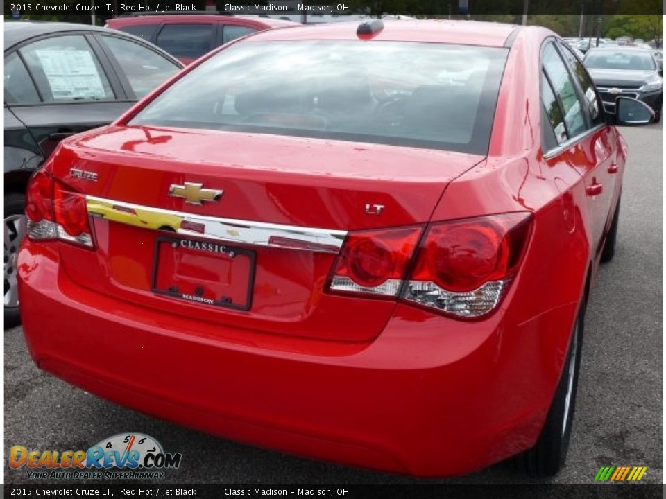 2015 Chevrolet Cruze LT Red Hot / Jet Black Photo #2