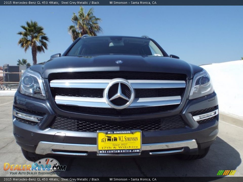 2015 Mercedes-Benz GL 450 4Matic Steel Grey Metallic / Black Photo #2