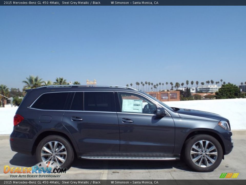 2015 Mercedes-Benz GL 450 4Matic Steel Grey Metallic / Black Photo #3