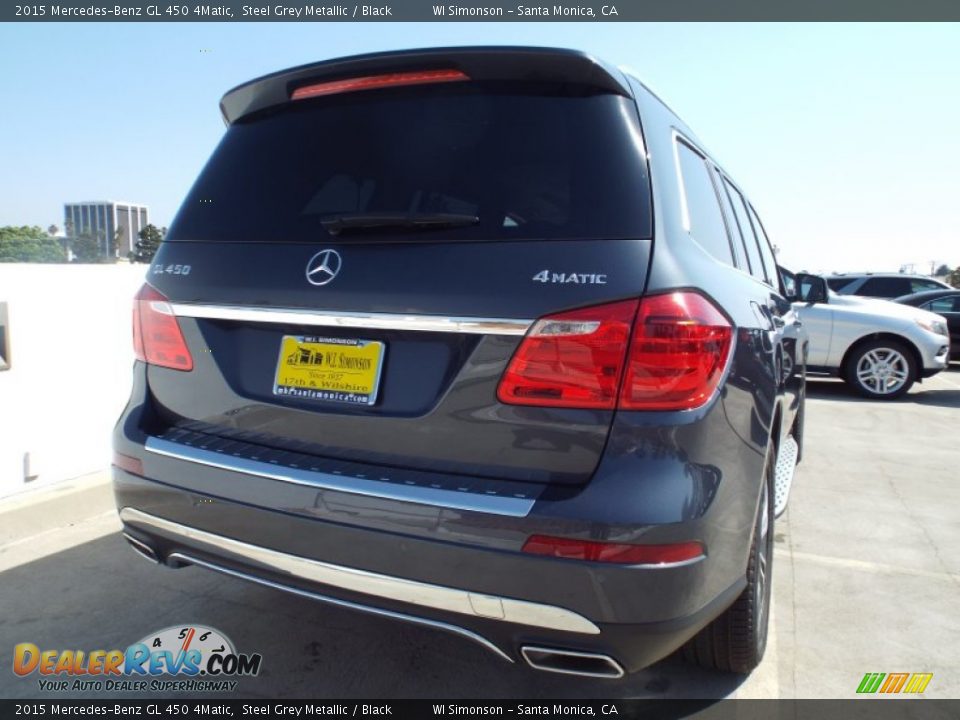 2015 Mercedes-Benz GL 450 4Matic Steel Grey Metallic / Black Photo #4