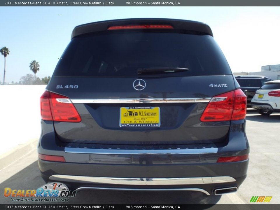 2015 Mercedes-Benz GL 450 4Matic Steel Grey Metallic / Black Photo #5
