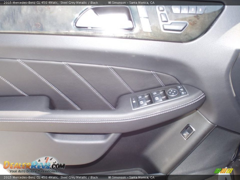 2015 Mercedes-Benz GL 450 4Matic Steel Grey Metallic / Black Photo #6