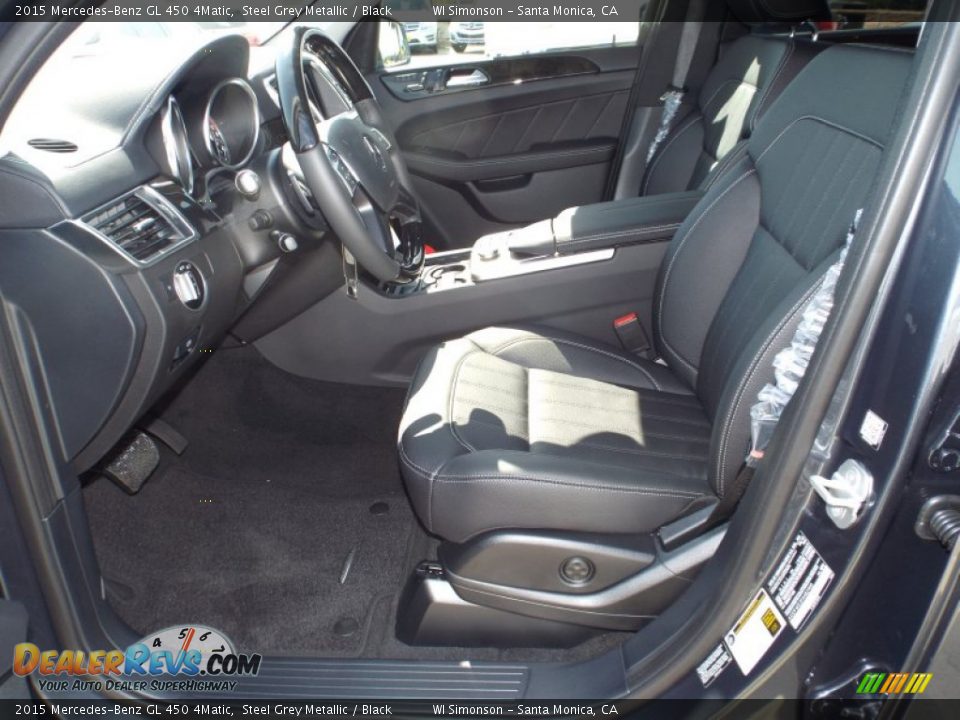 2015 Mercedes-Benz GL 450 4Matic Steel Grey Metallic / Black Photo #7