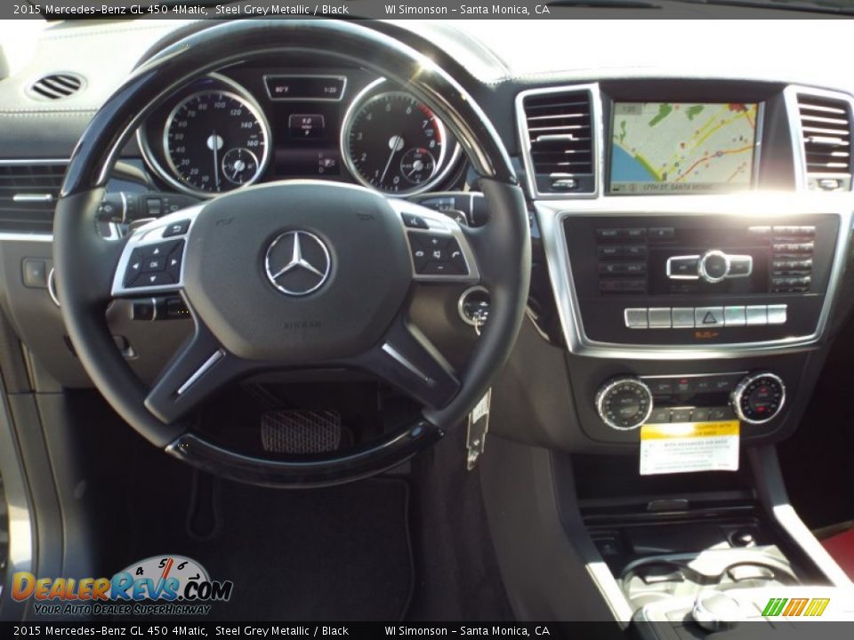 2015 Mercedes-Benz GL 450 4Matic Steel Grey Metallic / Black Photo #9