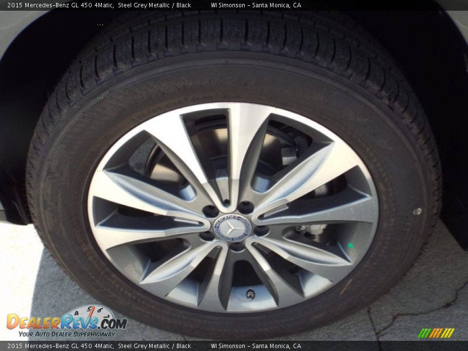 2015 Mercedes-Benz GL 450 4Matic Steel Grey Metallic / Black Photo #10