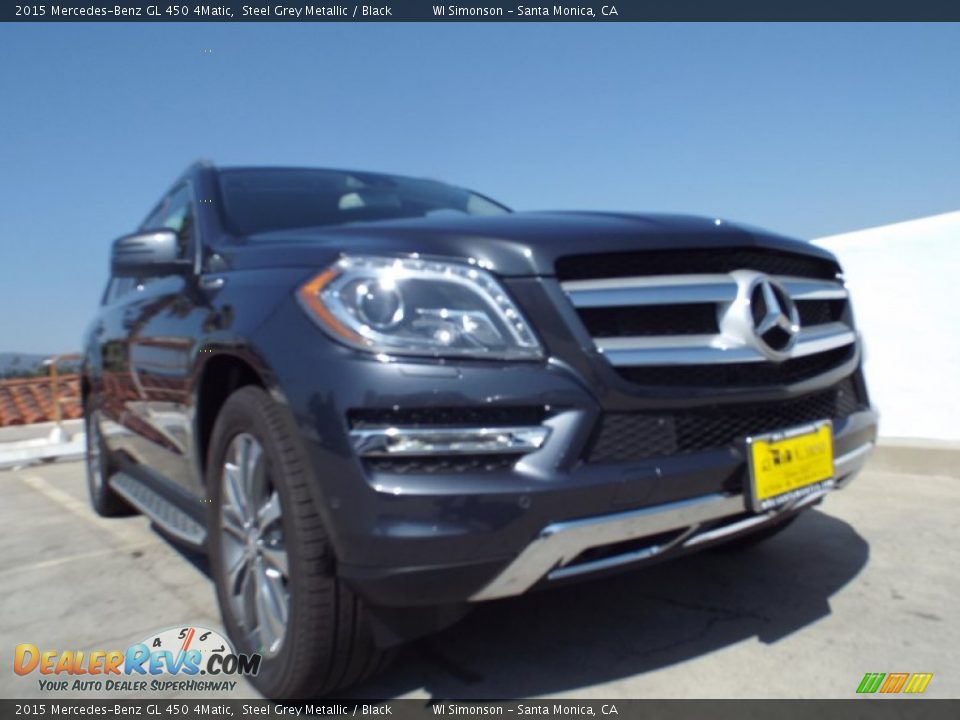 2015 Mercedes-Benz GL 450 4Matic Steel Grey Metallic / Black Photo #11