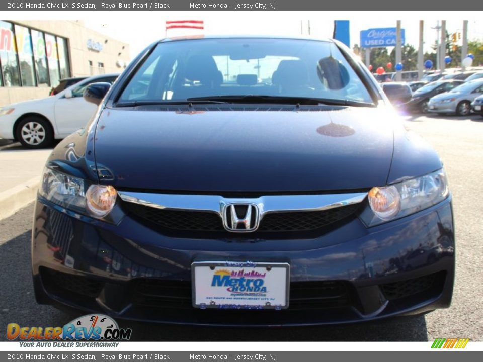 2010 Honda Civic LX-S Sedan Royal Blue Pearl / Black Photo #2