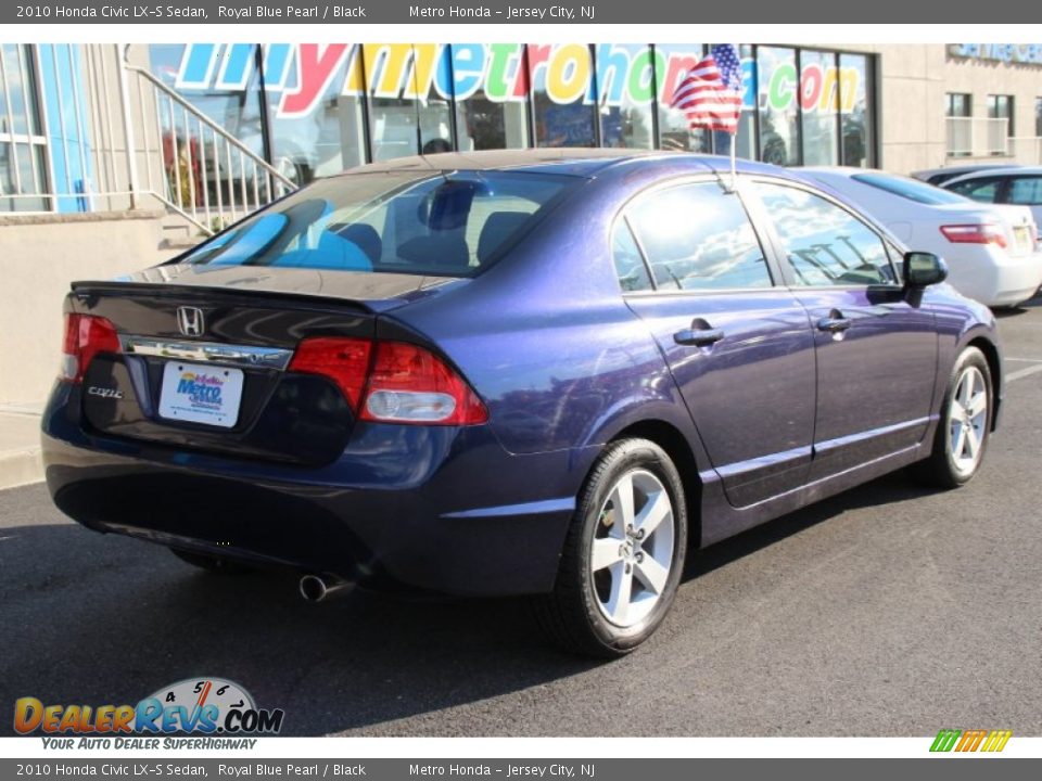 2010 Honda Civic LX-S Sedan Royal Blue Pearl / Black Photo #5